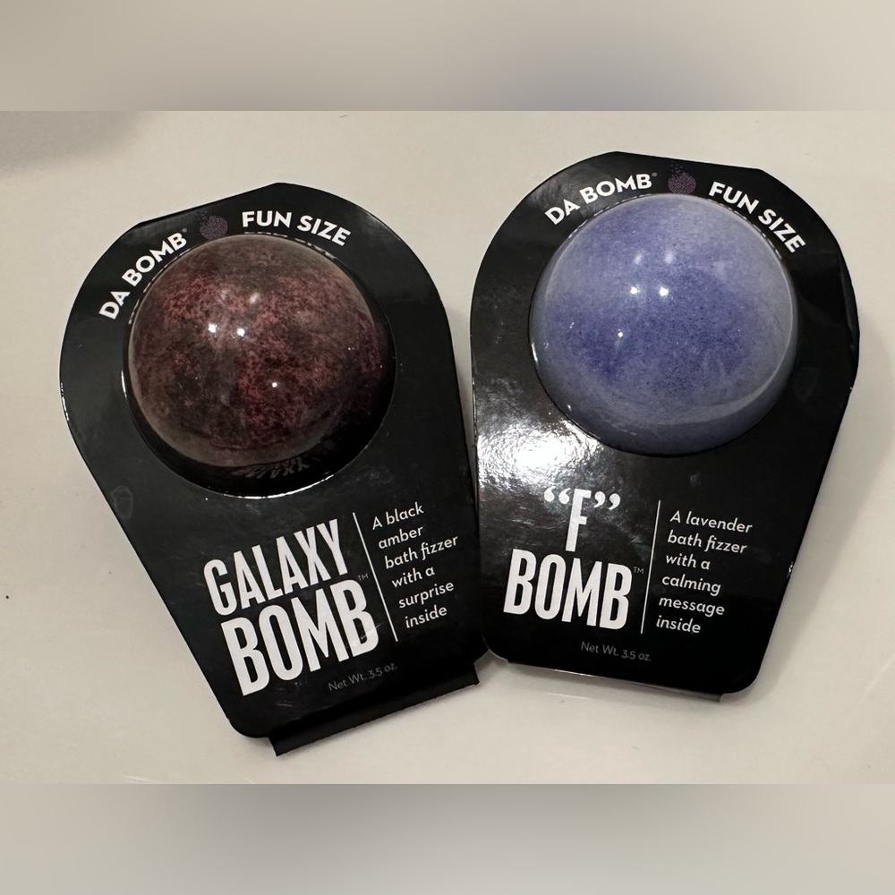 Two (2) Da Bomb bath bombs